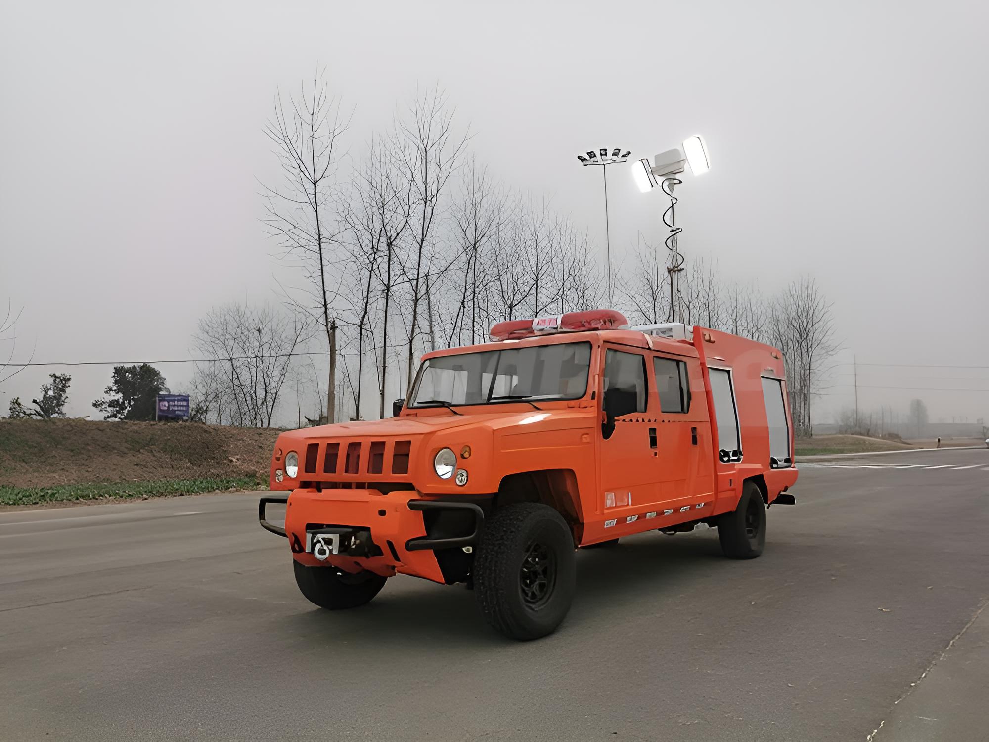 森林远程供水管线车